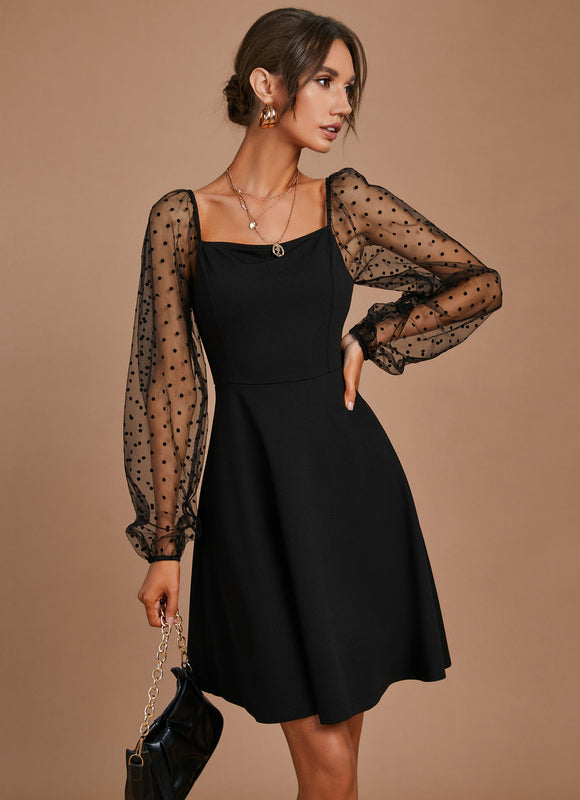 Robe Chic Chic Noir Étoilé - gallery 2