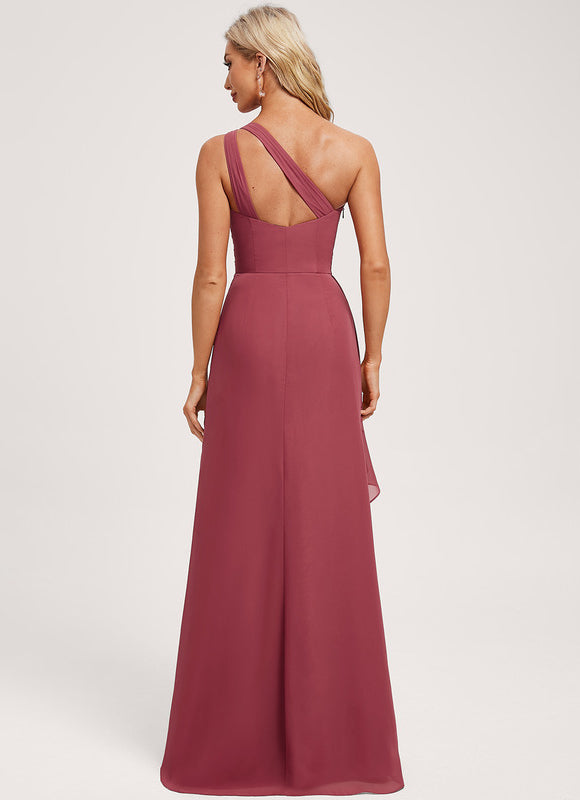 Robe Chic Asymétrique Beige - gallery 4