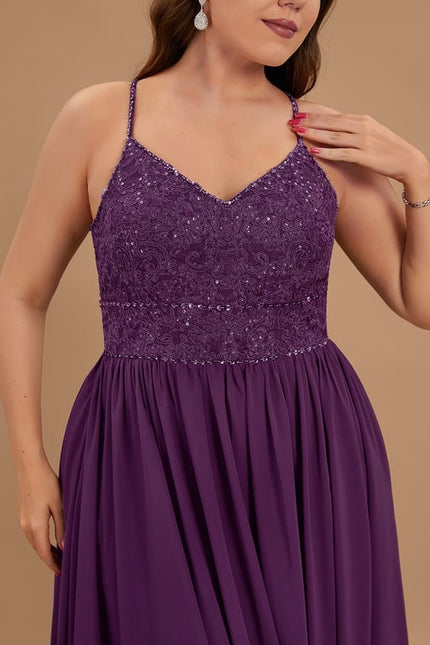 Robe Chic Élégance Pourpre - gallery 8