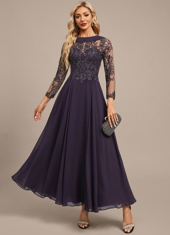 Robe Chic Élégance Violette