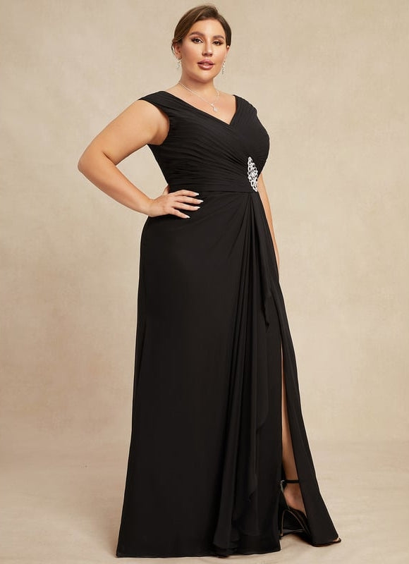 Robe Chic Satin Étoilé - gallery 6