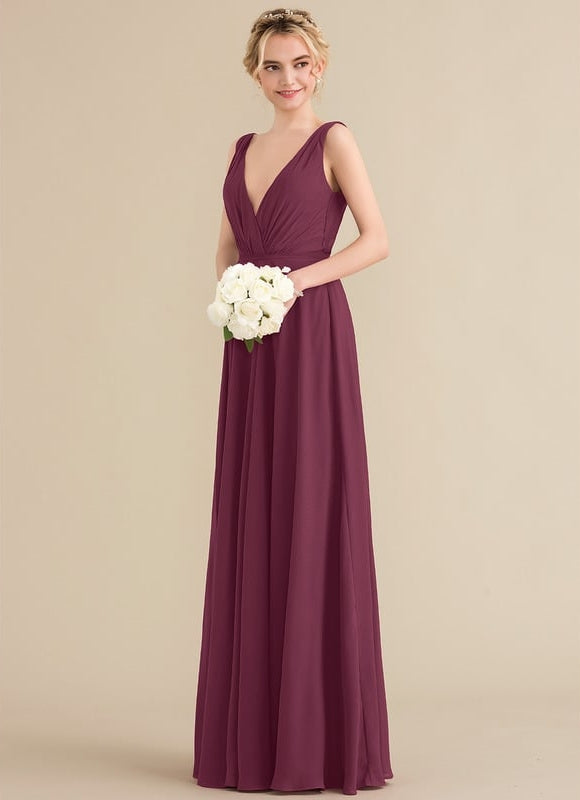 Robe Chic Longue Verte Fluide - gallery 1