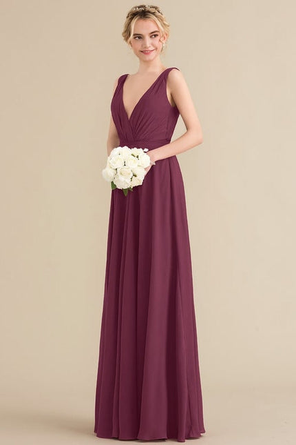 Robe Chic Longue Verte Fluide - gallery 1