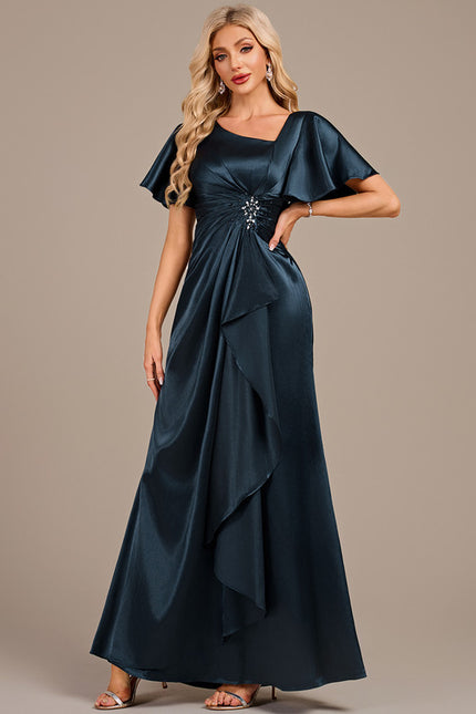 Robe Chic De Cérémonie Drapée - gallery 3