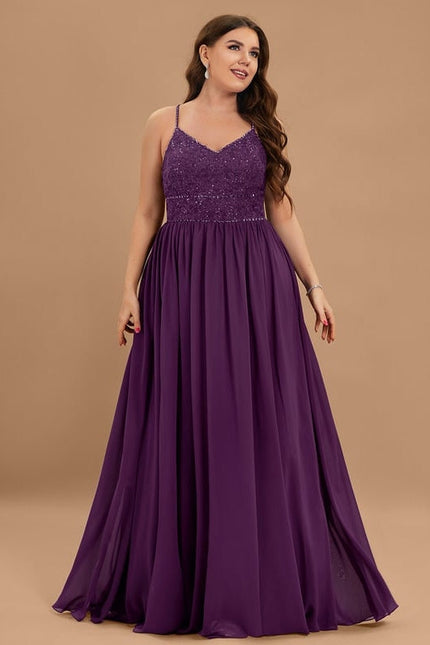 Robe Chic Élégance Pourpre - gallery 9