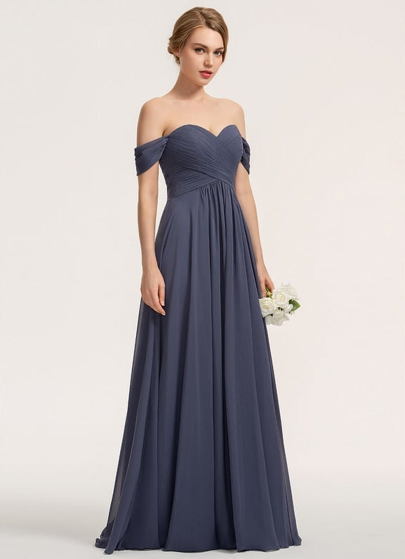 Robe Chic Violet Élégant - gallery 1