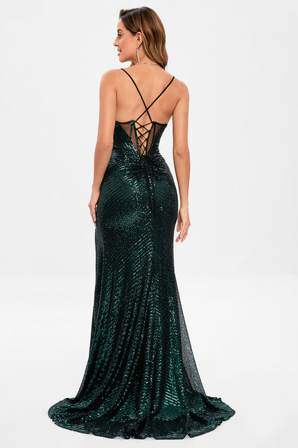 Robe Chic Sirène Pailletée - gallery 4