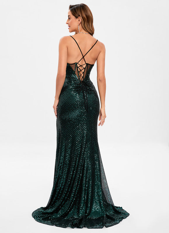 Robe Chic Sirène Pailletée - gallery 4