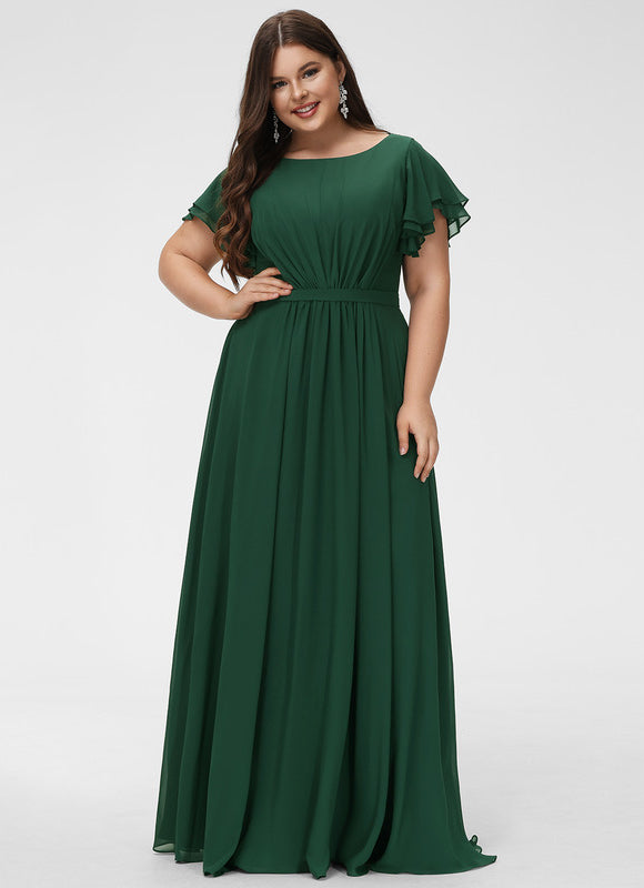 Robe Chic Mousseline Drapée - gallery 9