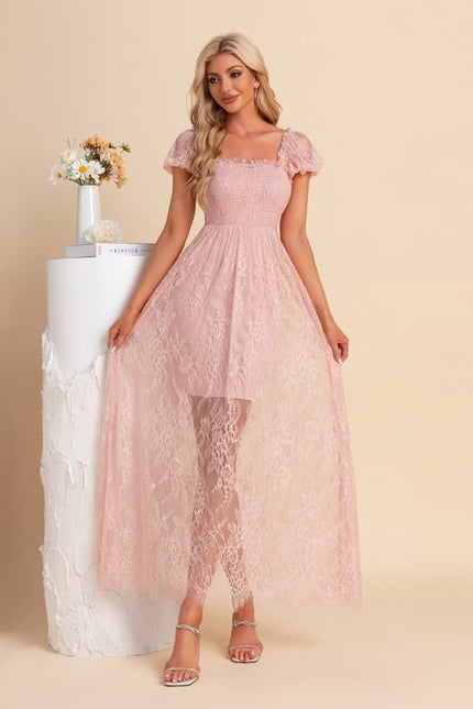 Robe Chic Maxi Rosée