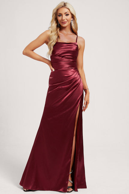 Robe Chic Satinée Longue