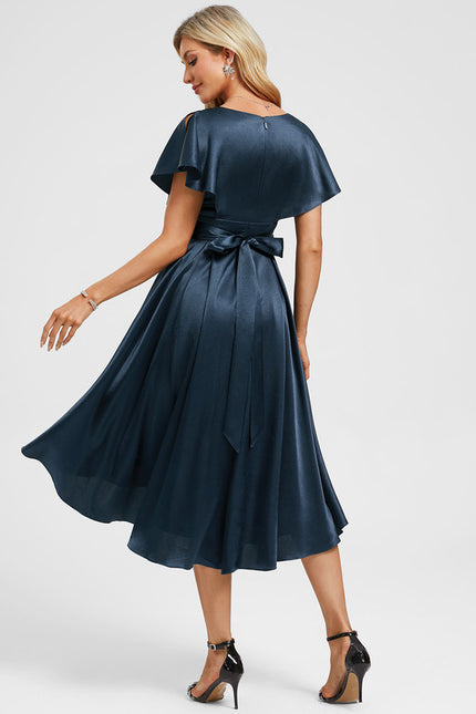 Robe Chic Cocktail Marine Élégante - gallery 5