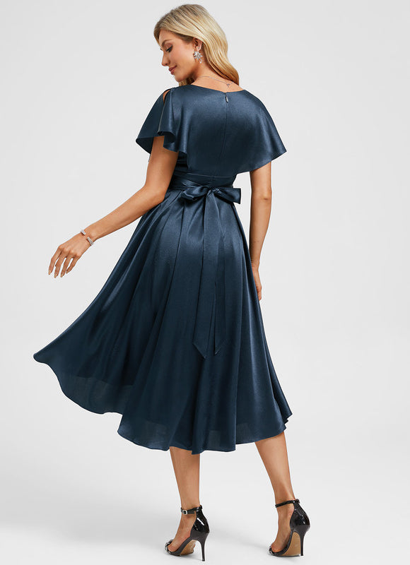 Robe Chic Cocktail Marine Élégante - gallery 5