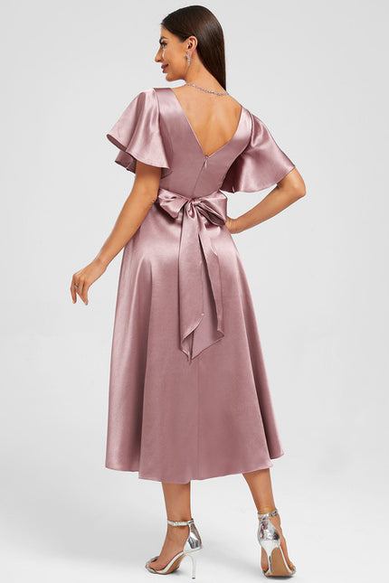 Robe Chic Cocktail Marine Élégante - gallery 5