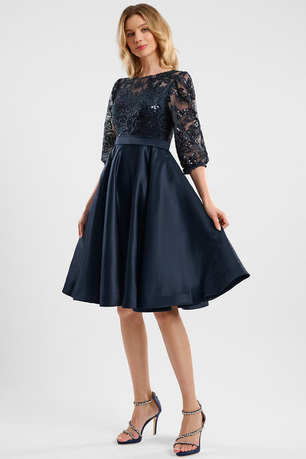 Robe Chic Satinée Étoilée - gallery 3
