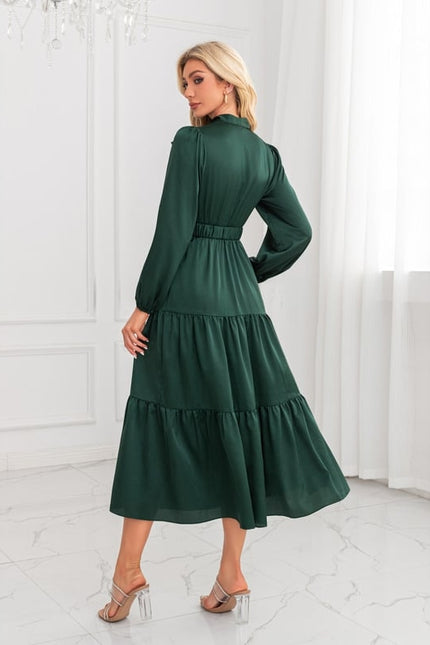 Robe Chic Midi Émeraude - gallery 3