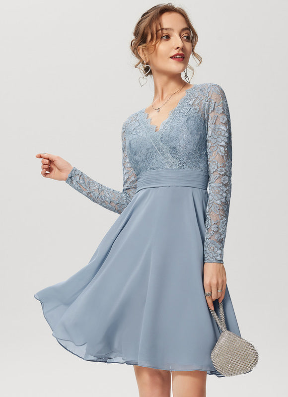 Robe Chic Aérienne Écarlate