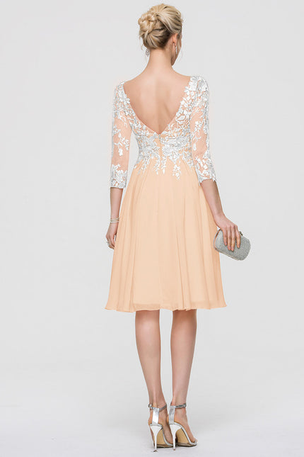 Robe Chic Chiffon Éclatante - gallery 1