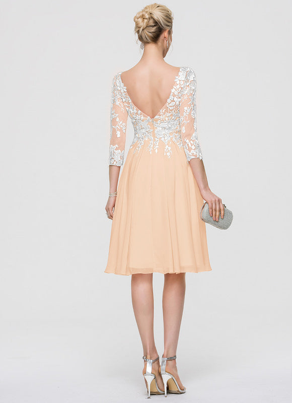Robe Chic Chiffon Éclatante - gallery 1