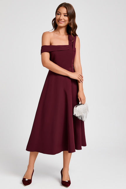 Robe Chic Bordeaux Chic Moderne - gallery 5
