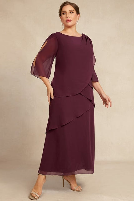 Robe Chic Mousseline Améthyste - gallery 9