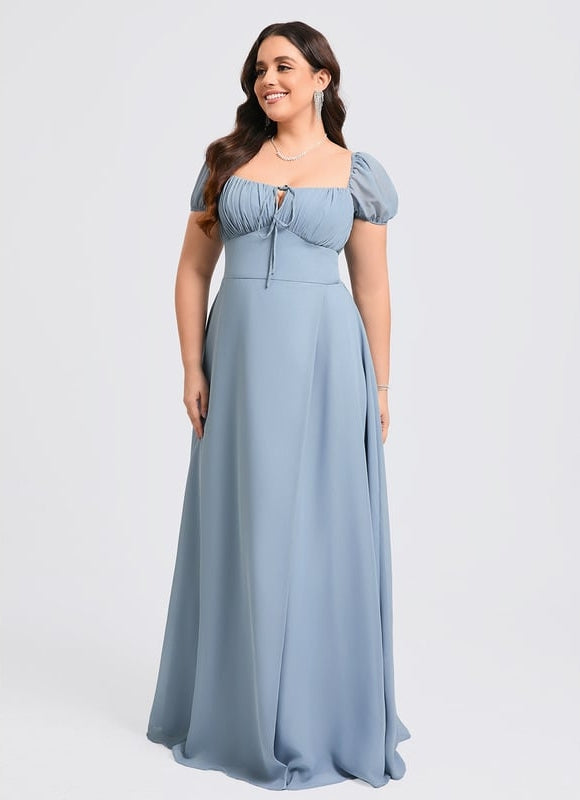 Robe Chic Longue Verte Raffinée - gallery 8