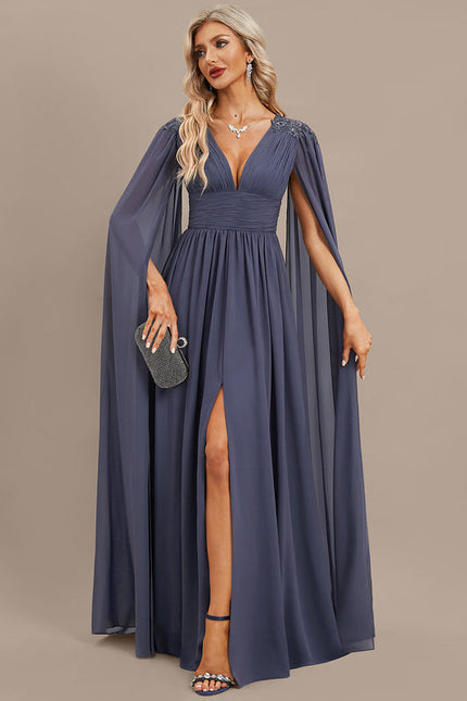 Robe Chic Longue Drapée - gallery 4