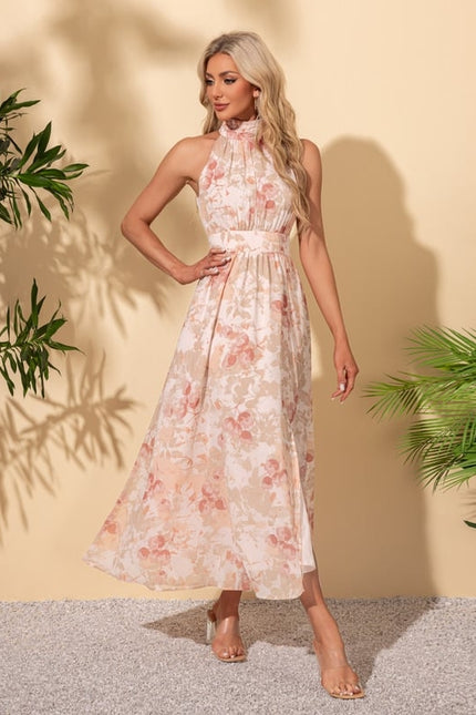 Robe Chic Halter Évasée - gallery 3
