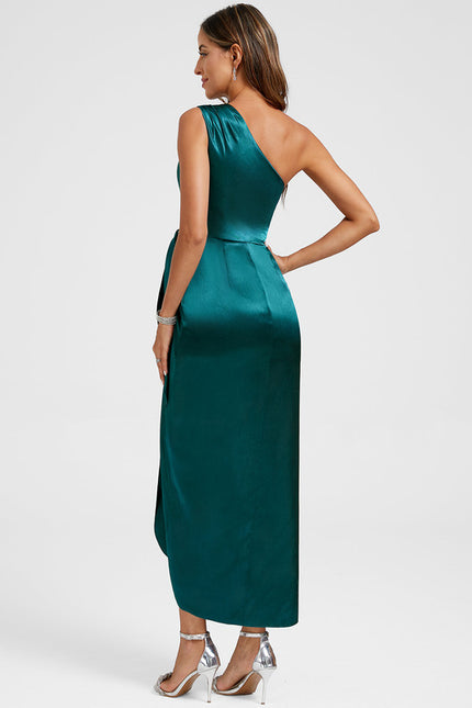 Robe Chic Satin Drapée - gallery 5