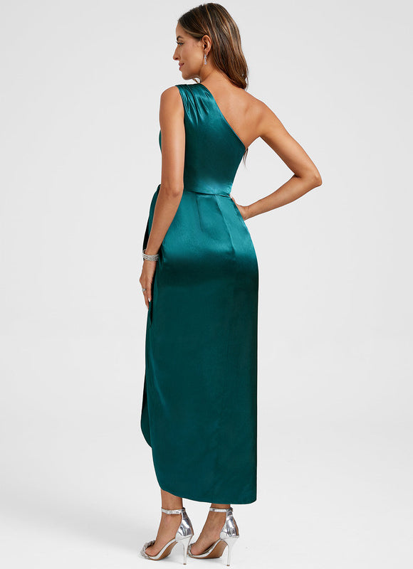 Robe Chic Satin Drapée - gallery 5