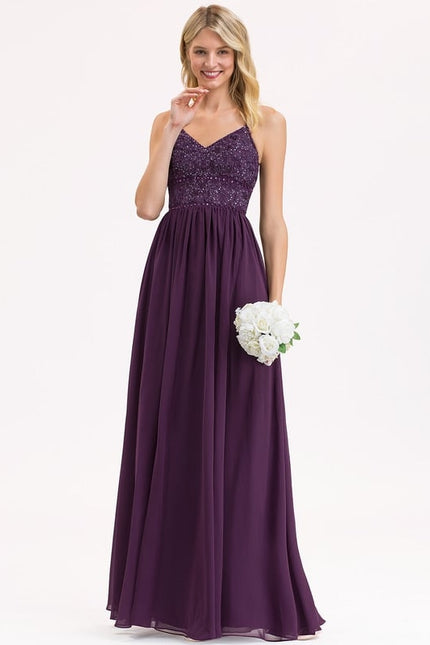 Robe Chic Élégance Pourpre - gallery 3
