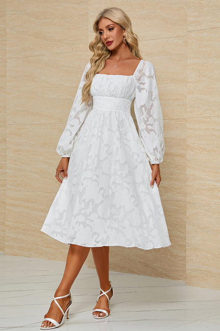 Robe Chic Blanche Aérée - gallery 3