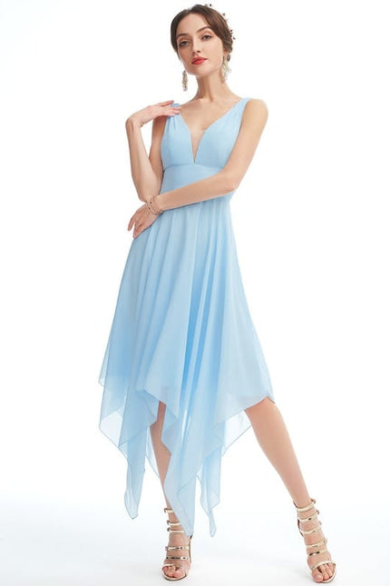 Robe Chic Fluide Bleu Nuit - gallery 1