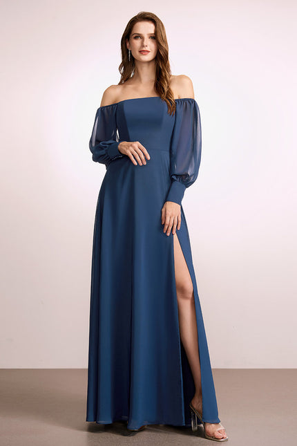 Robe Chic Mousseline Émeraude - gallery 1