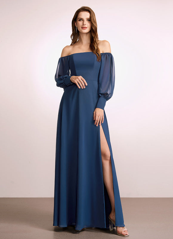 Robe Chic Mousseline Émeraude - gallery 1