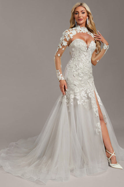 Robe Chic Élégance Florale Éthérée - gallery 3