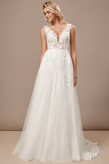 Robe Chic De Mariée Aérienne - gallery 3