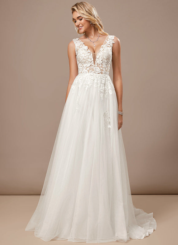 Robe Chic De Mariée Aérienne - gallery 3