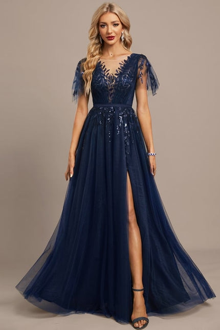 Robe Chic Écarlate Ornée