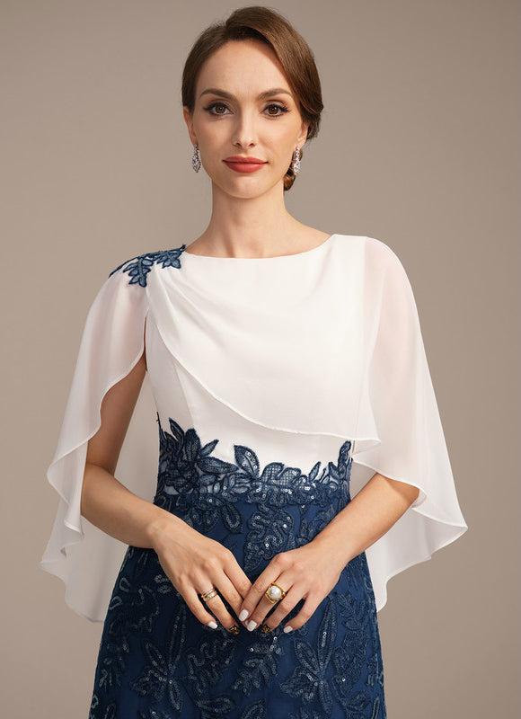 Robe Chic Bleu Marine Et Blanc - gallery 1
