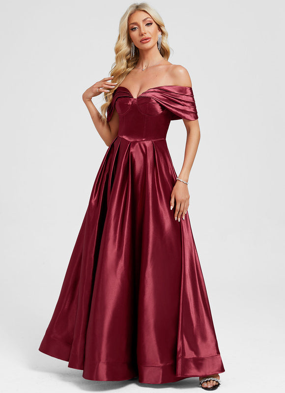 Robe Chic Bordeaux Élégante - gallery 2
