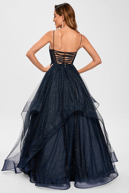 Robe Chic Glamour Tulle Longueur - gallery 4