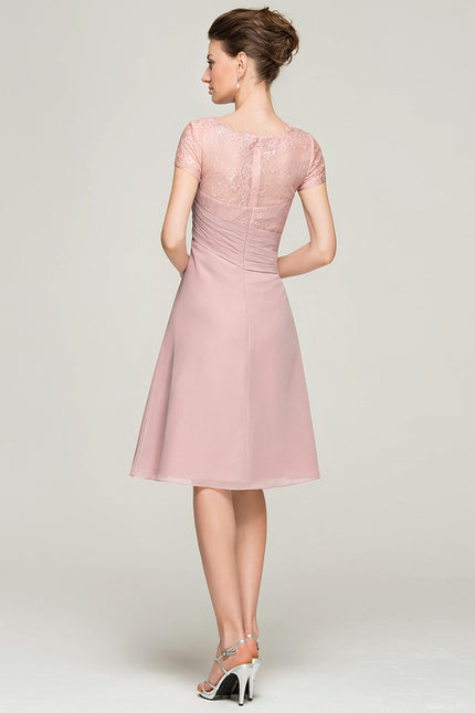 Robe Chic Florale Rosée - gallery 4