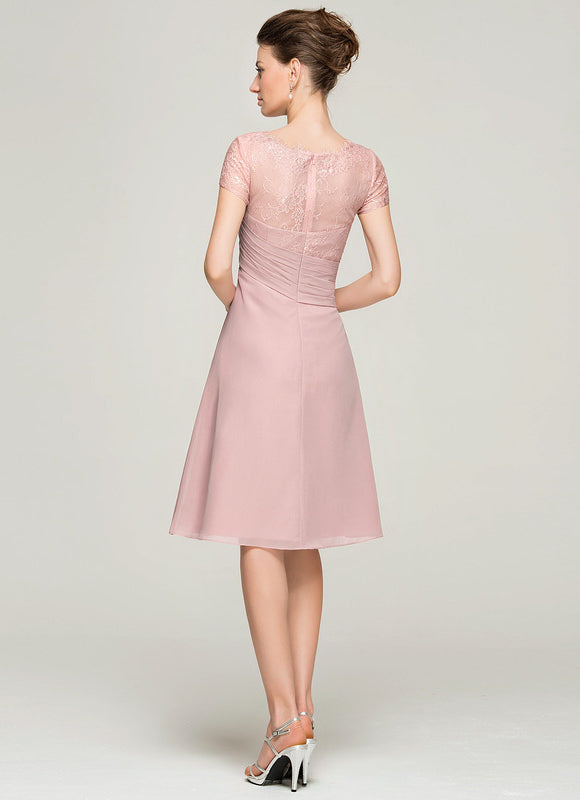 Robe Chic Florale Rosée - gallery 4