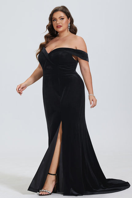 Robe Chic Velours Noire - gallery 6