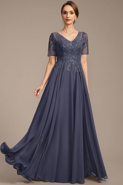 Robe Chic Marine Éclatante - gallery 1