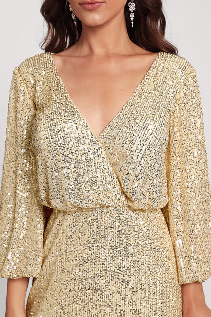 Robe Chic Lueur Dorée - gallery 2