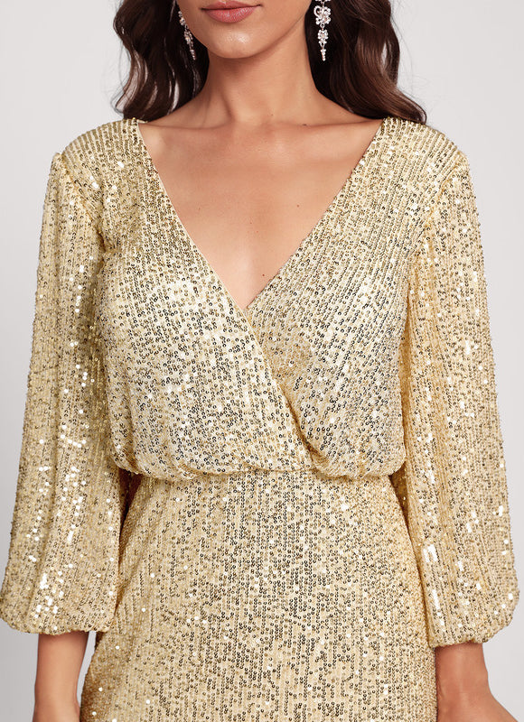 Robe Chic Lueur Dorée - gallery 2