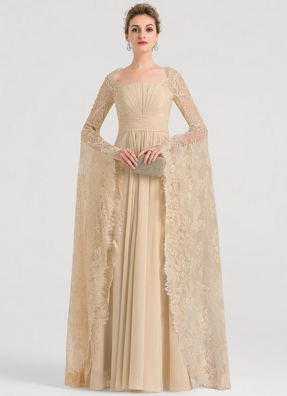 Robe Chic Col Carré Chic - gallery 1