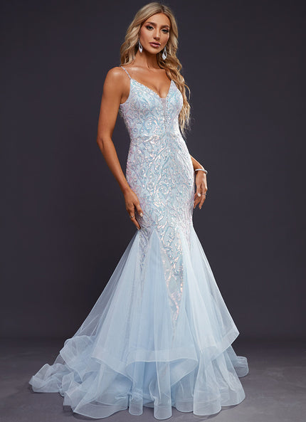 Robe Chic Éclat Azur